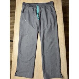 Figs Kade Cargo Scrub Pants Graphite Gray Medium Petite